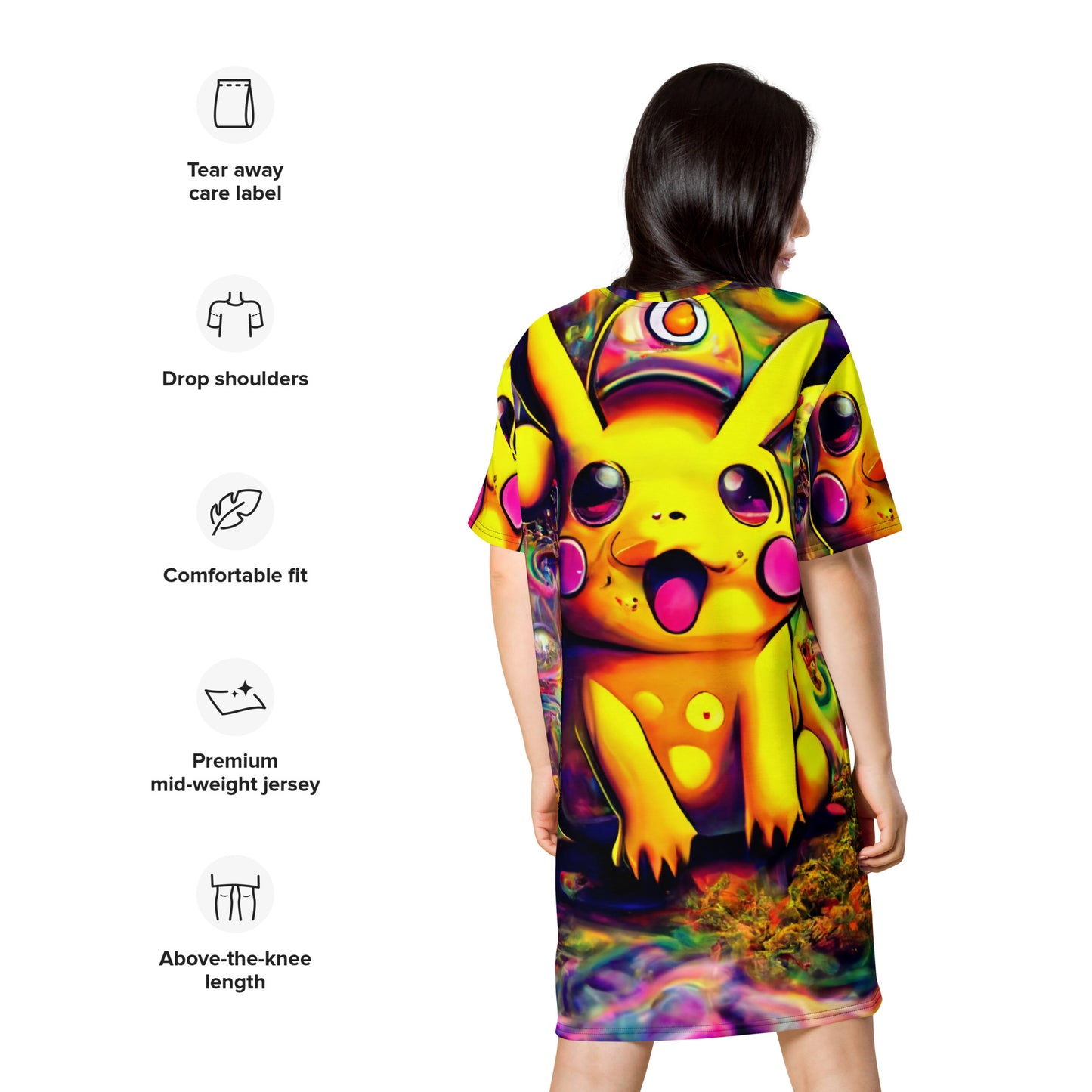 Pikachu Trip 1.0 T-shirt Dress