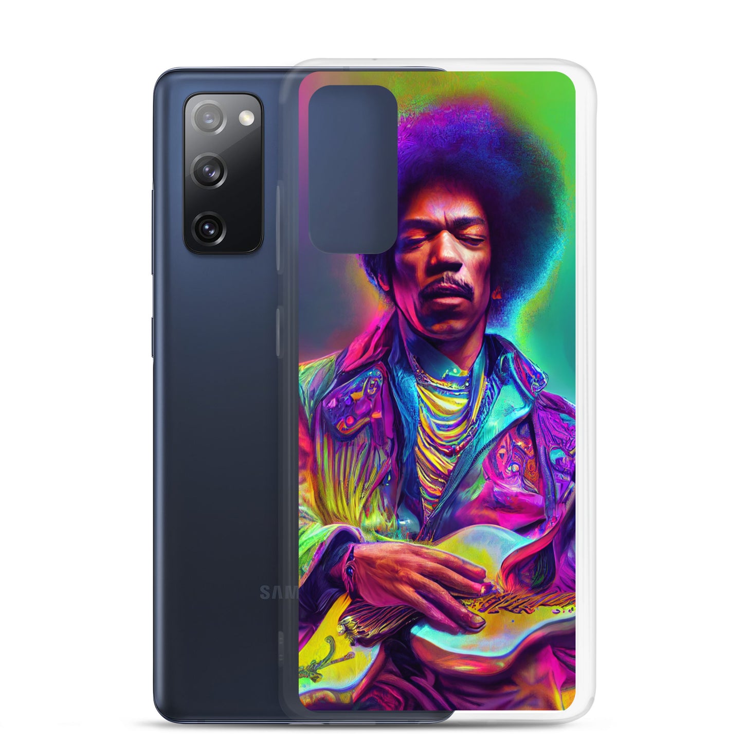 Jimi Hendrix Neon 1.0 Samsung Case