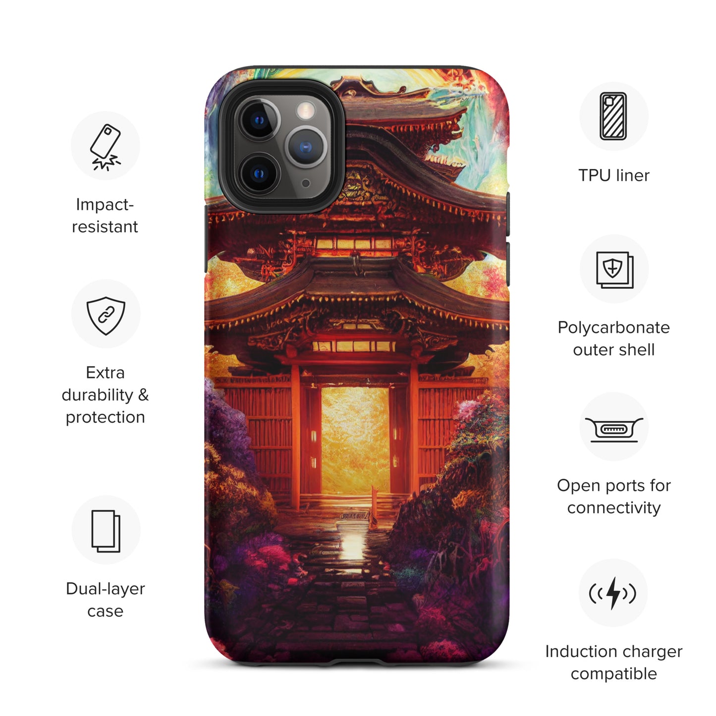 Infinite Majestic Shinto Portal 1.0 Tough iPhone case