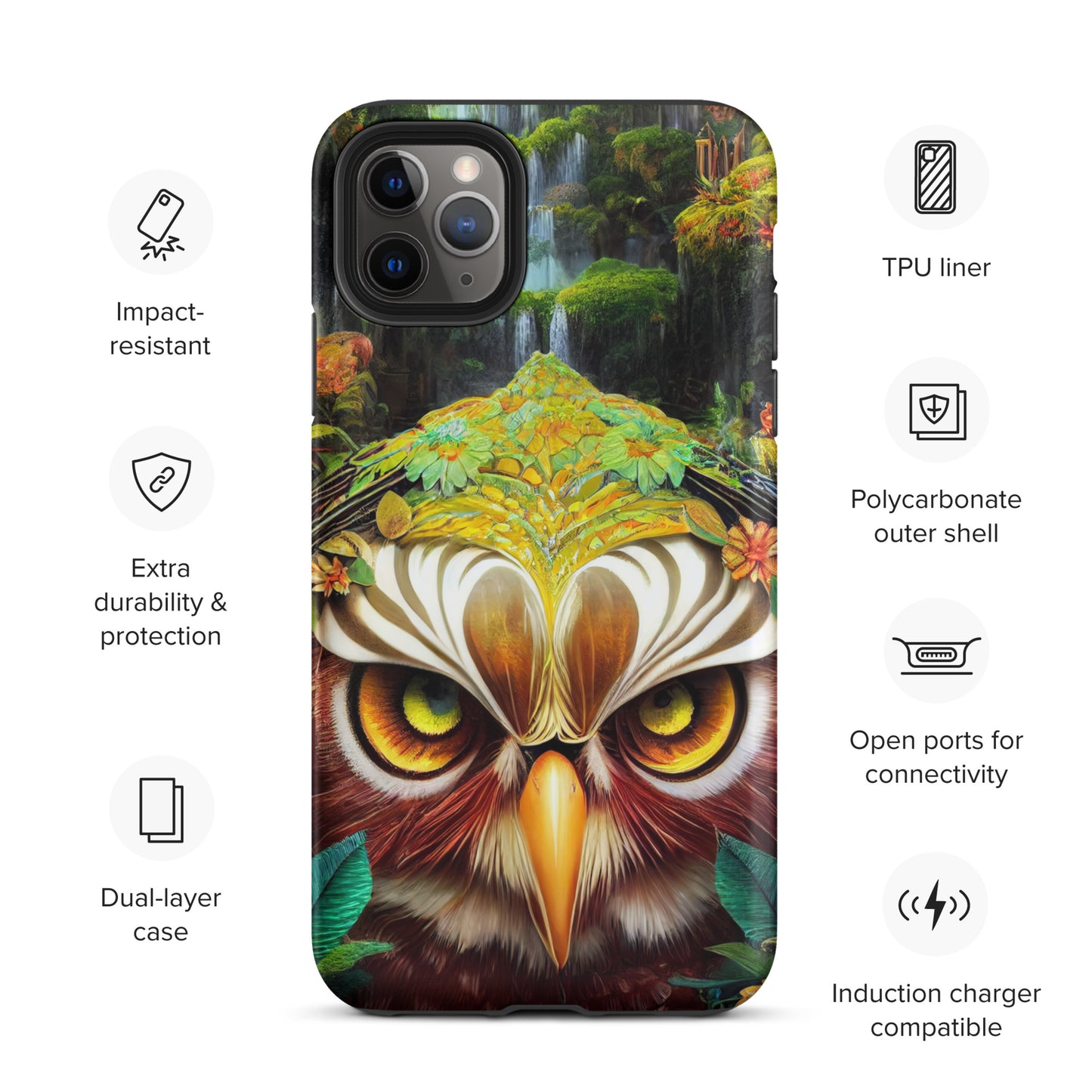 Dream Owl 1.0 Tough iPhone Case