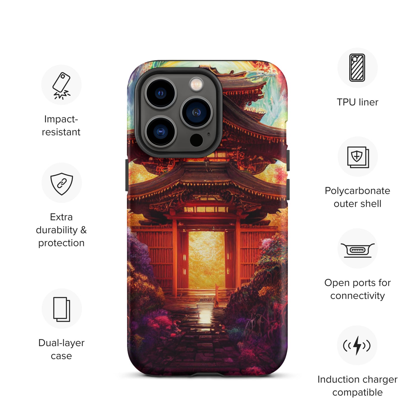 Infinite Majestic Shinto Portal 1.0 Tough iPhone case