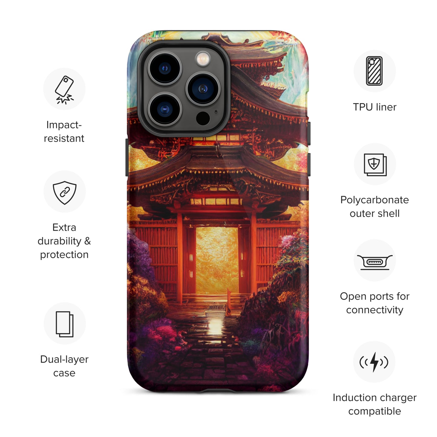 Infinite Majestic Shinto Portal 1.0 Tough iPhone case